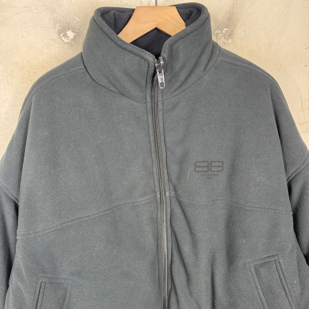 Balenciaga Fleece BB Puffer Jacket