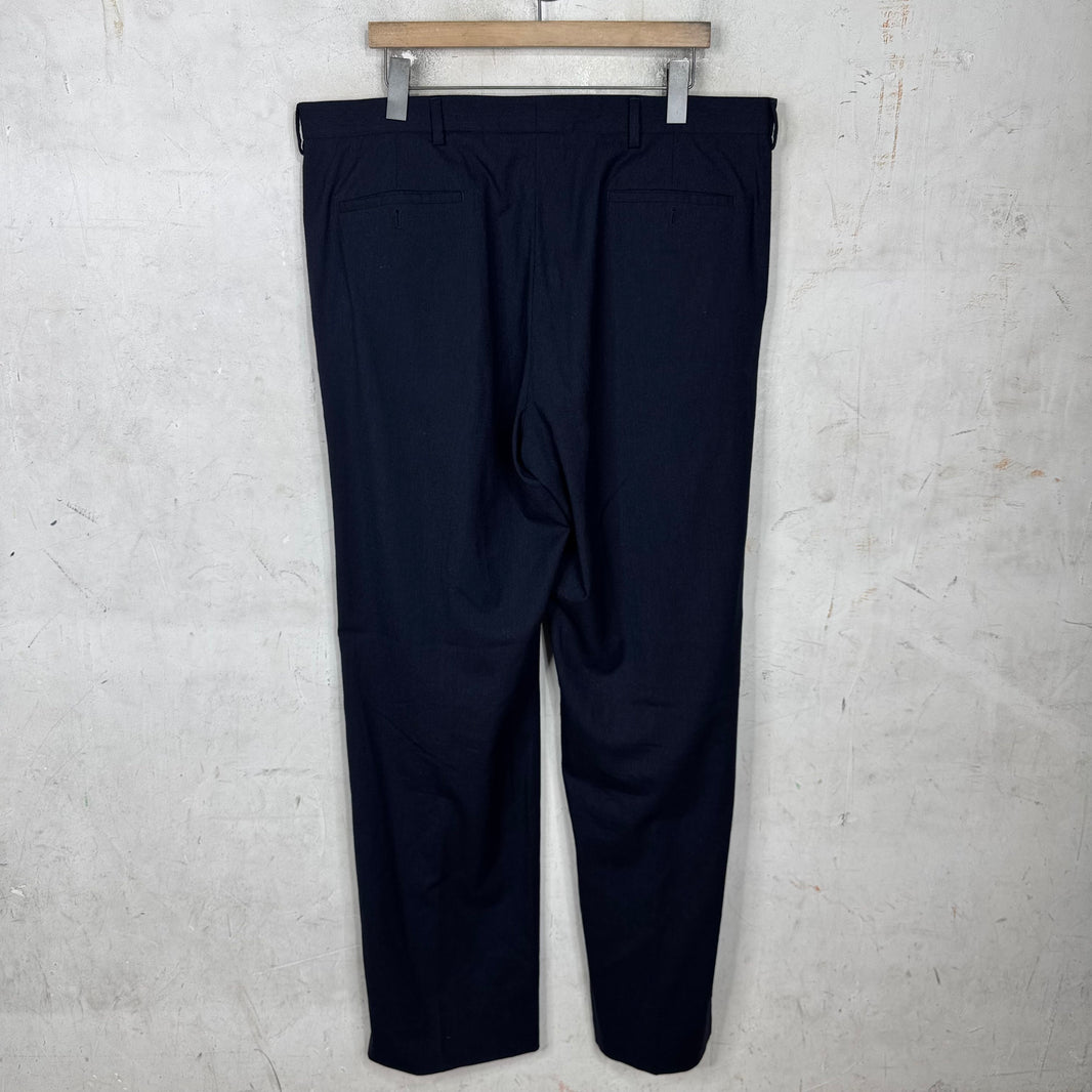 Prada Navy Wool Trousers
