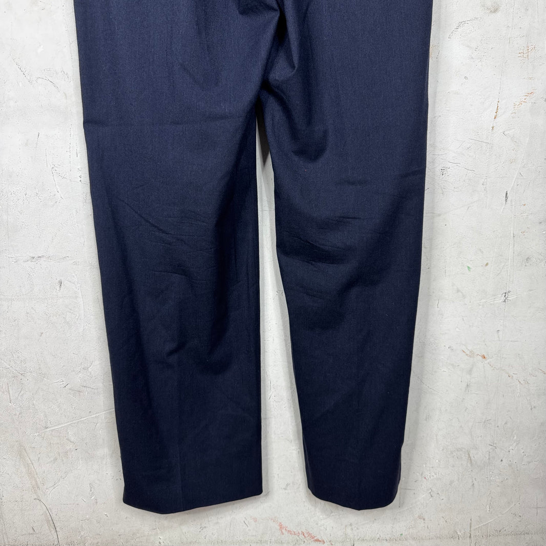 Prada Navy Wool Trousers
