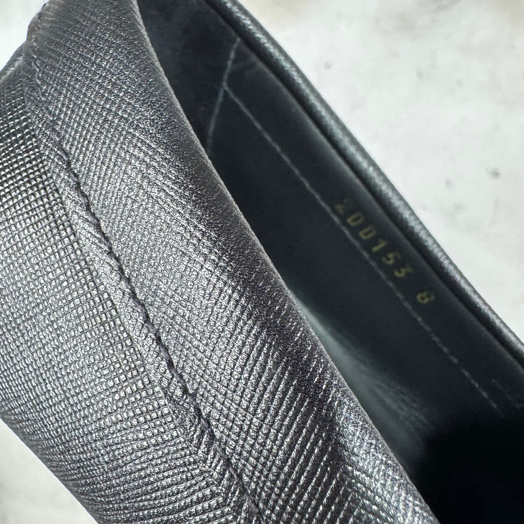 Prada Saffiano Leather Driving Loafers
