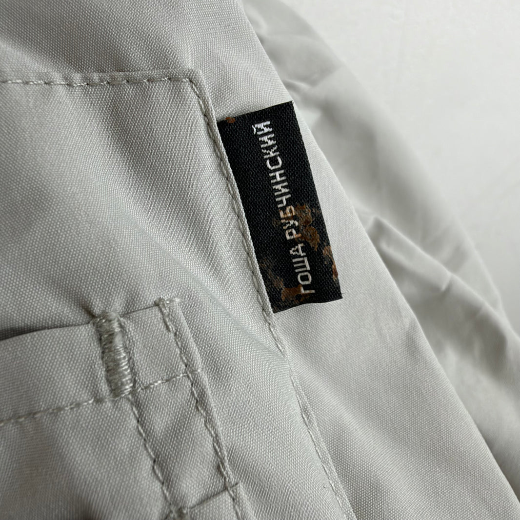 Gosha Rubchinskiy Flag Hooded Bomber Jacket