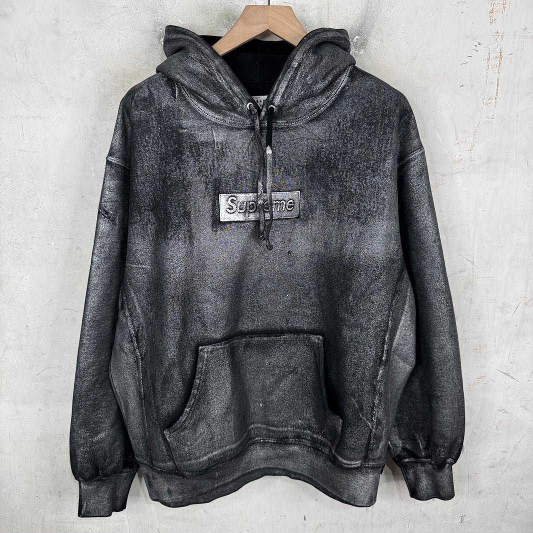 Supreme x MM6 Foil Box Logo Hoodie