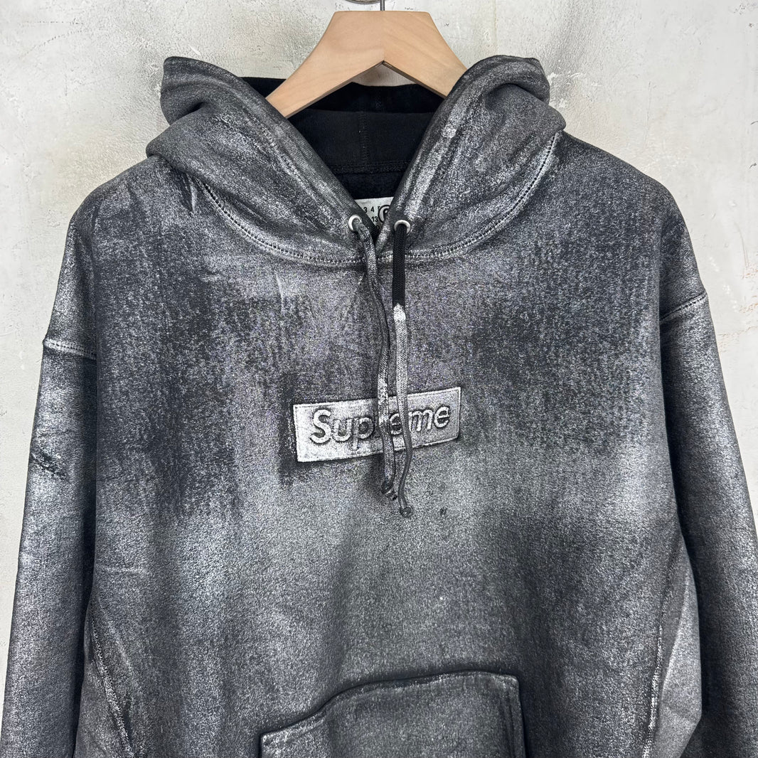 Supreme x MM6 Foil Box Logo Hoodie