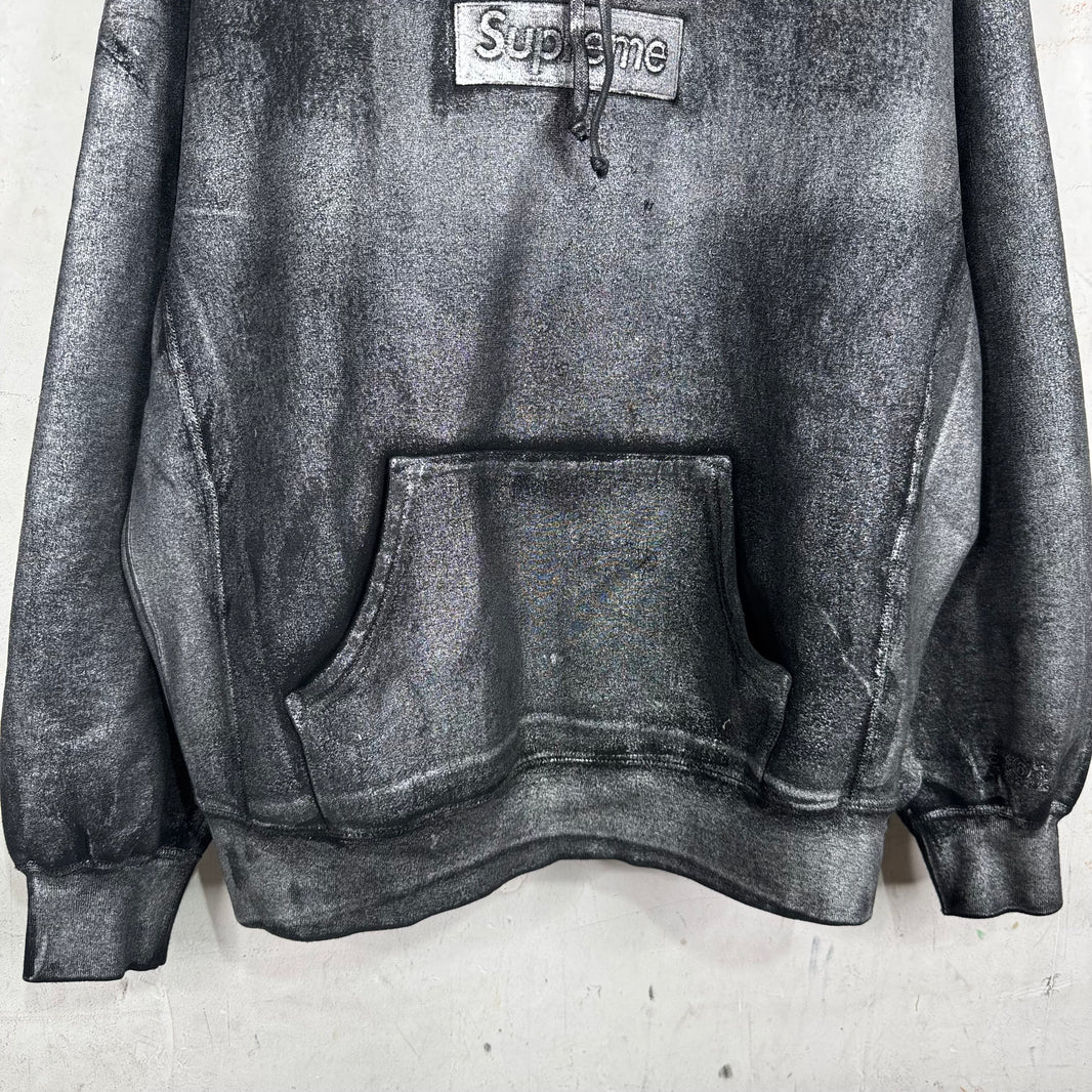 Supreme x MM6 Foil Box Logo Hoodie