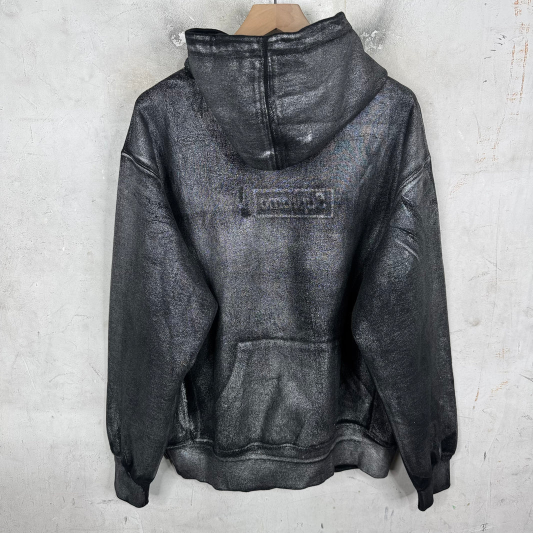 Supreme x MM6 Foil Box Logo Hoodie