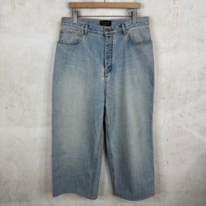 Balenciaga Lightwash Garde Robe Baggy Jeans