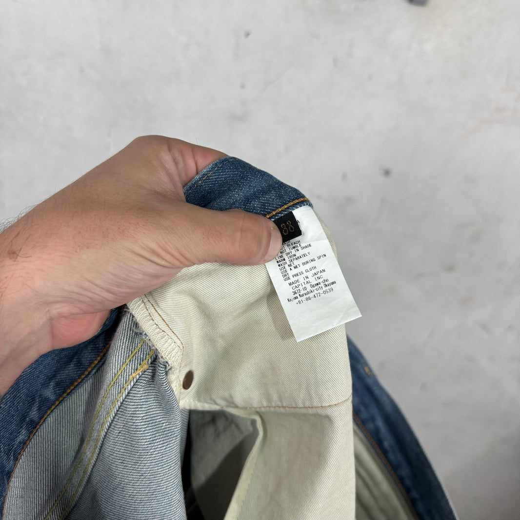 Kapital Blue Bone Shorts