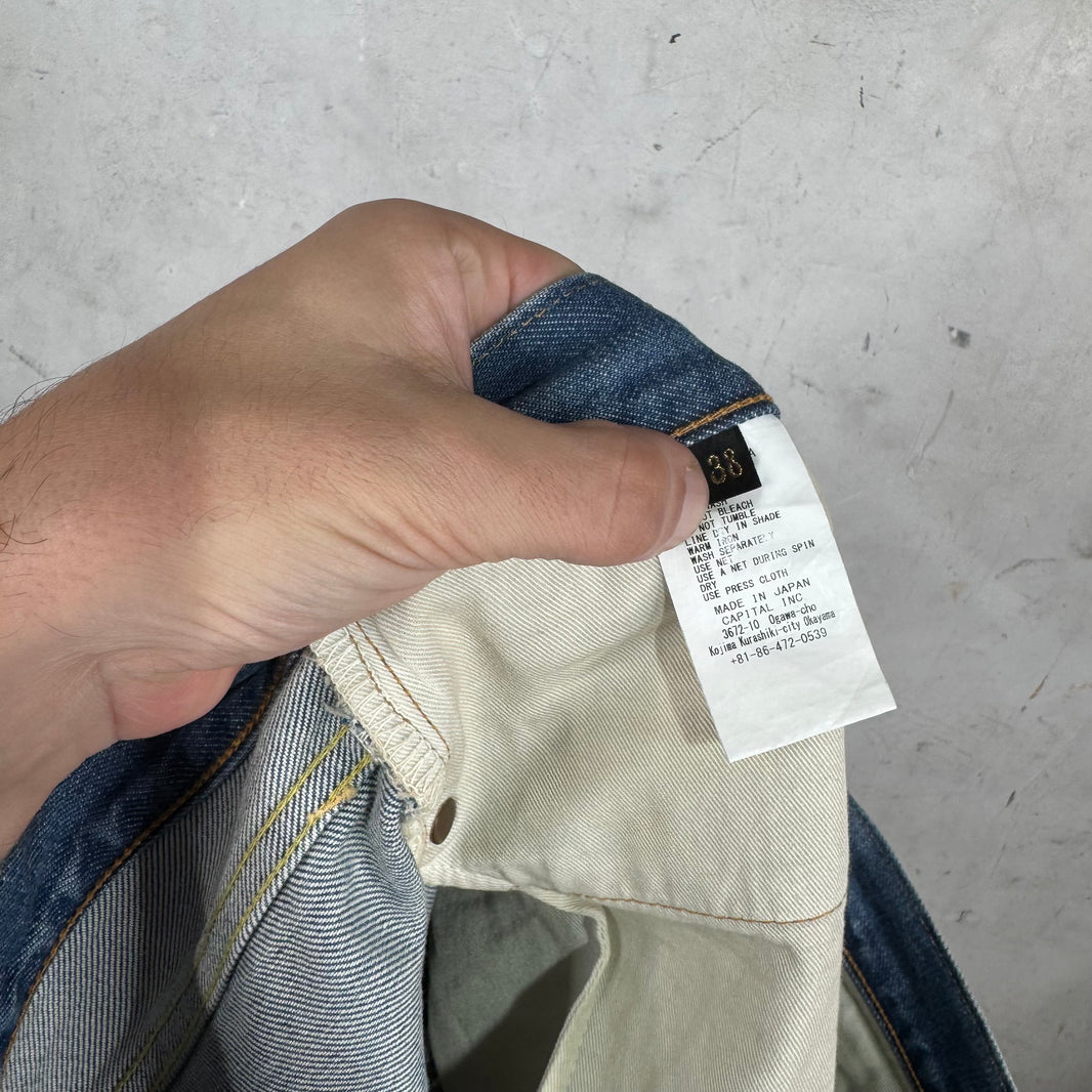 Kapital Blue Bone Shorts