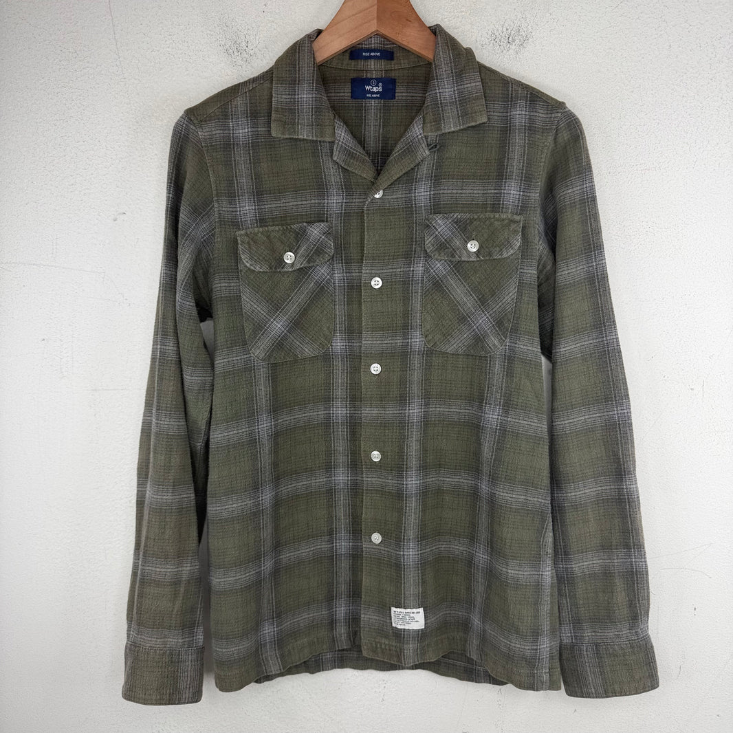 Wtaps Green Flannel Shirt