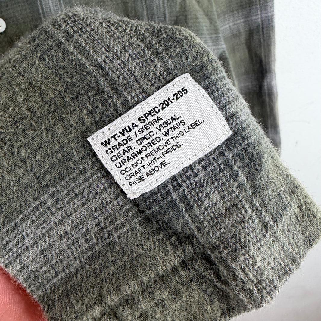 Wtaps Green Flannel Shirt