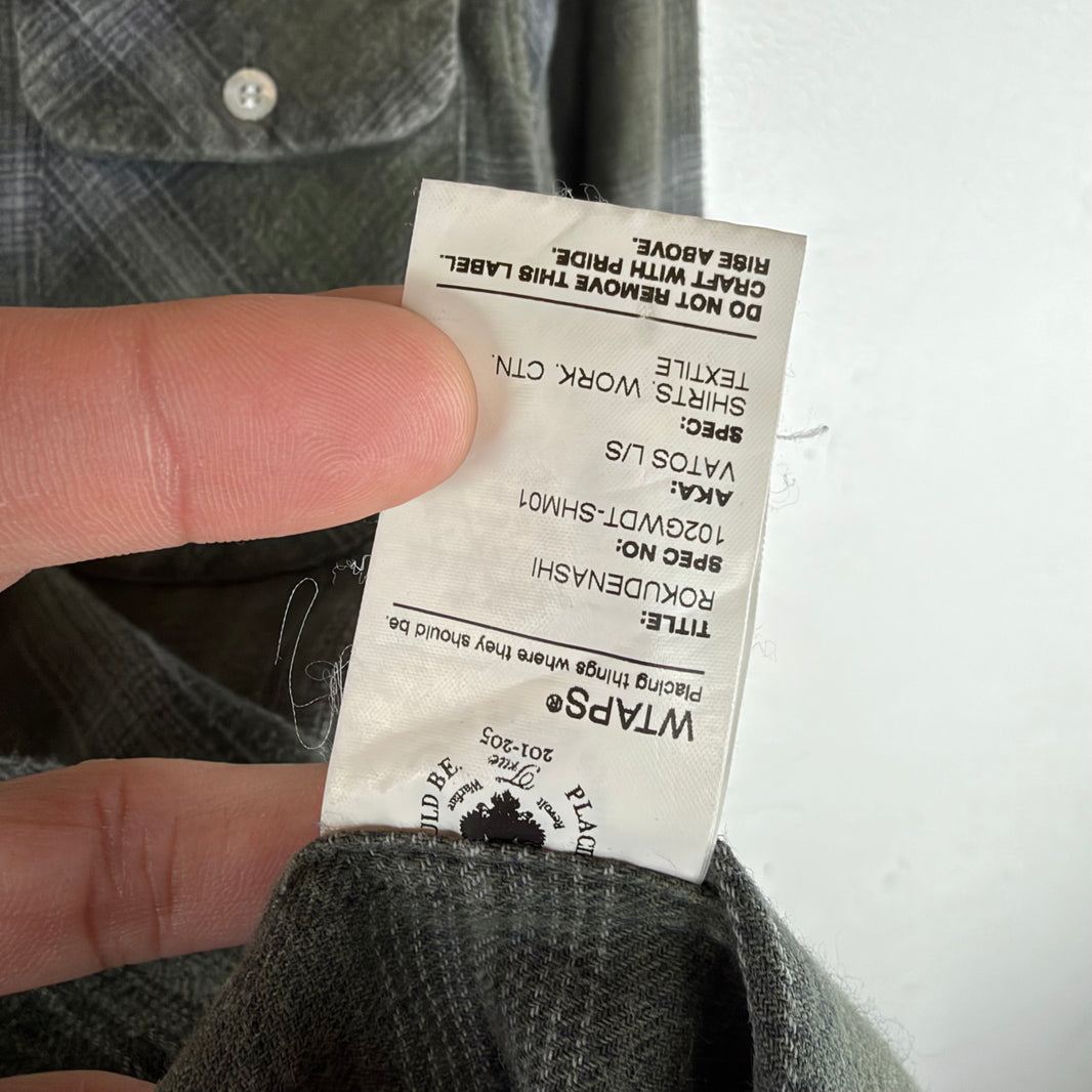 Wtaps Green Flannel Shirt