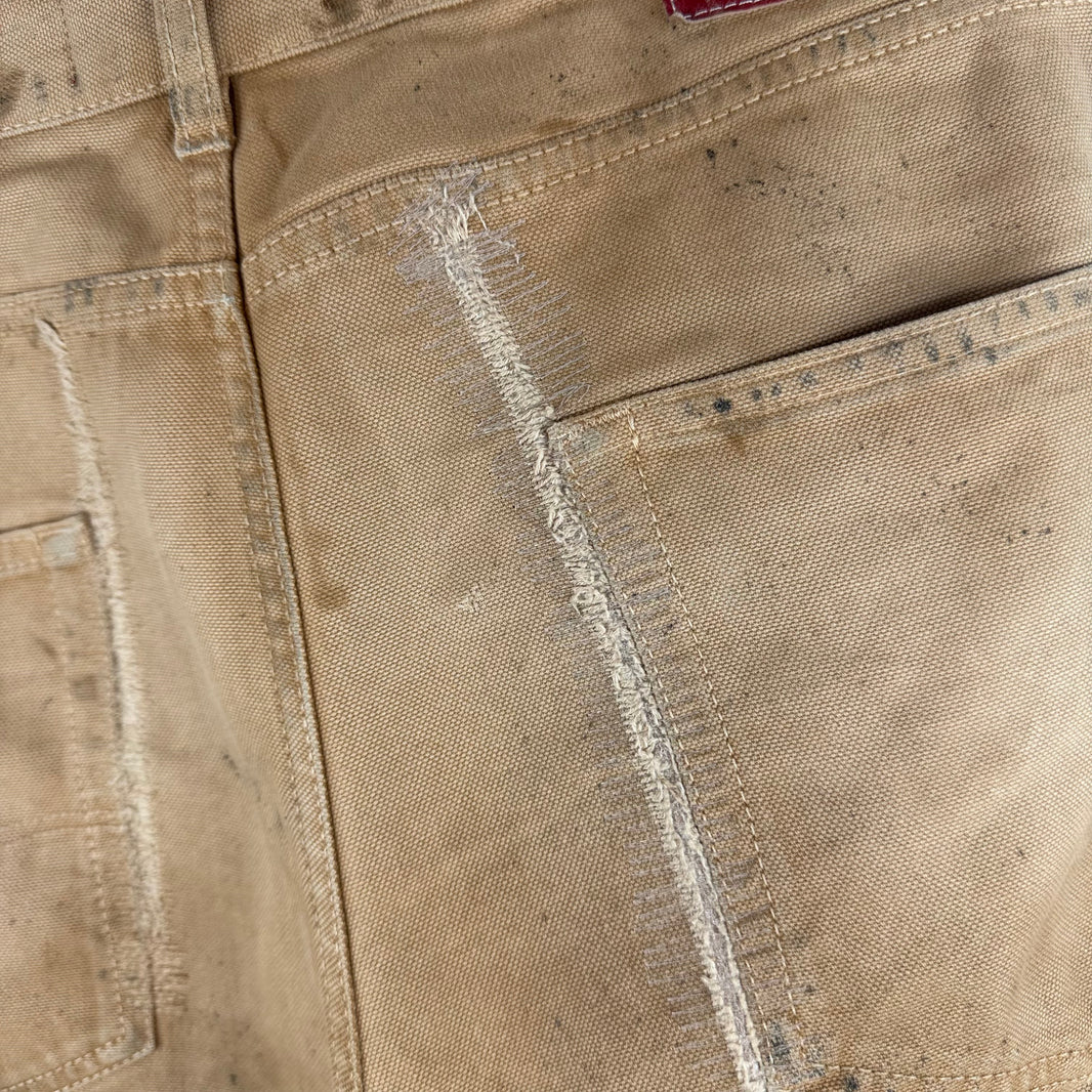 424 Distressed Tan Jeans
