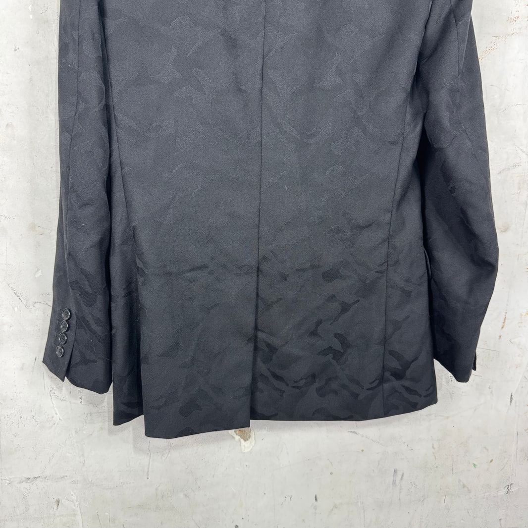 Saint Laurent BNWT Camo Jacquard Blazer