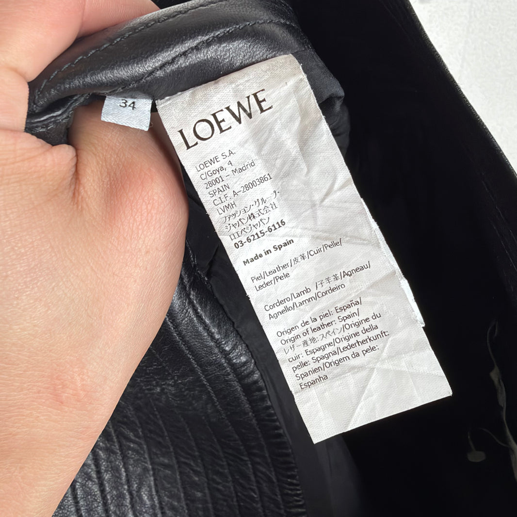 Loewe Slim Leather Pants