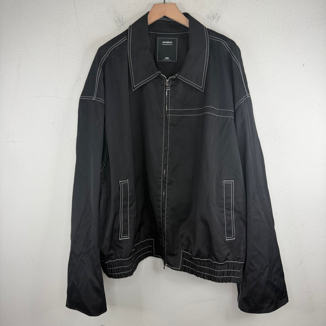 Nahmias Contrast Stitch Track Jacket