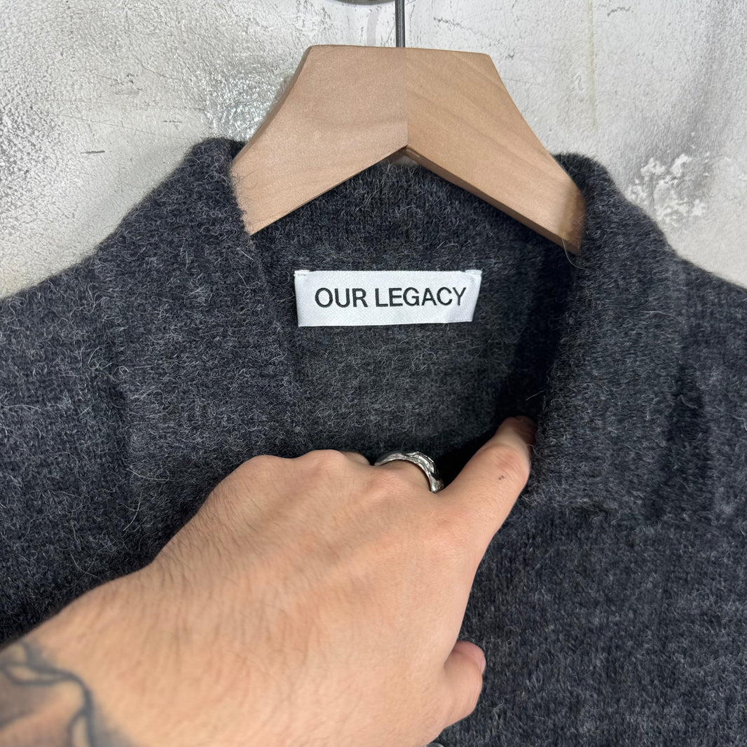 Our Legacy Knitted Alpaca Evening Polo