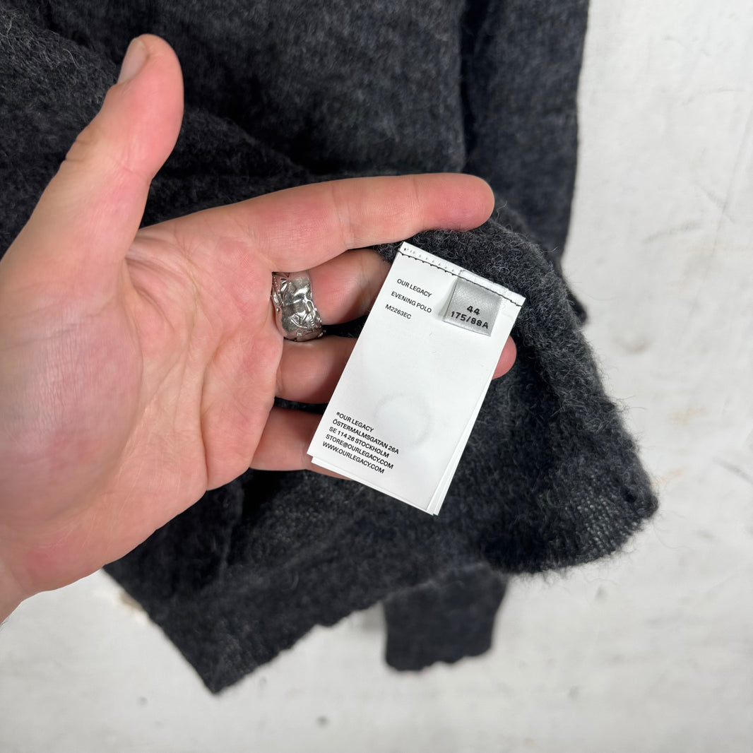 Our Legacy Knitted Alpaca Evening Polo