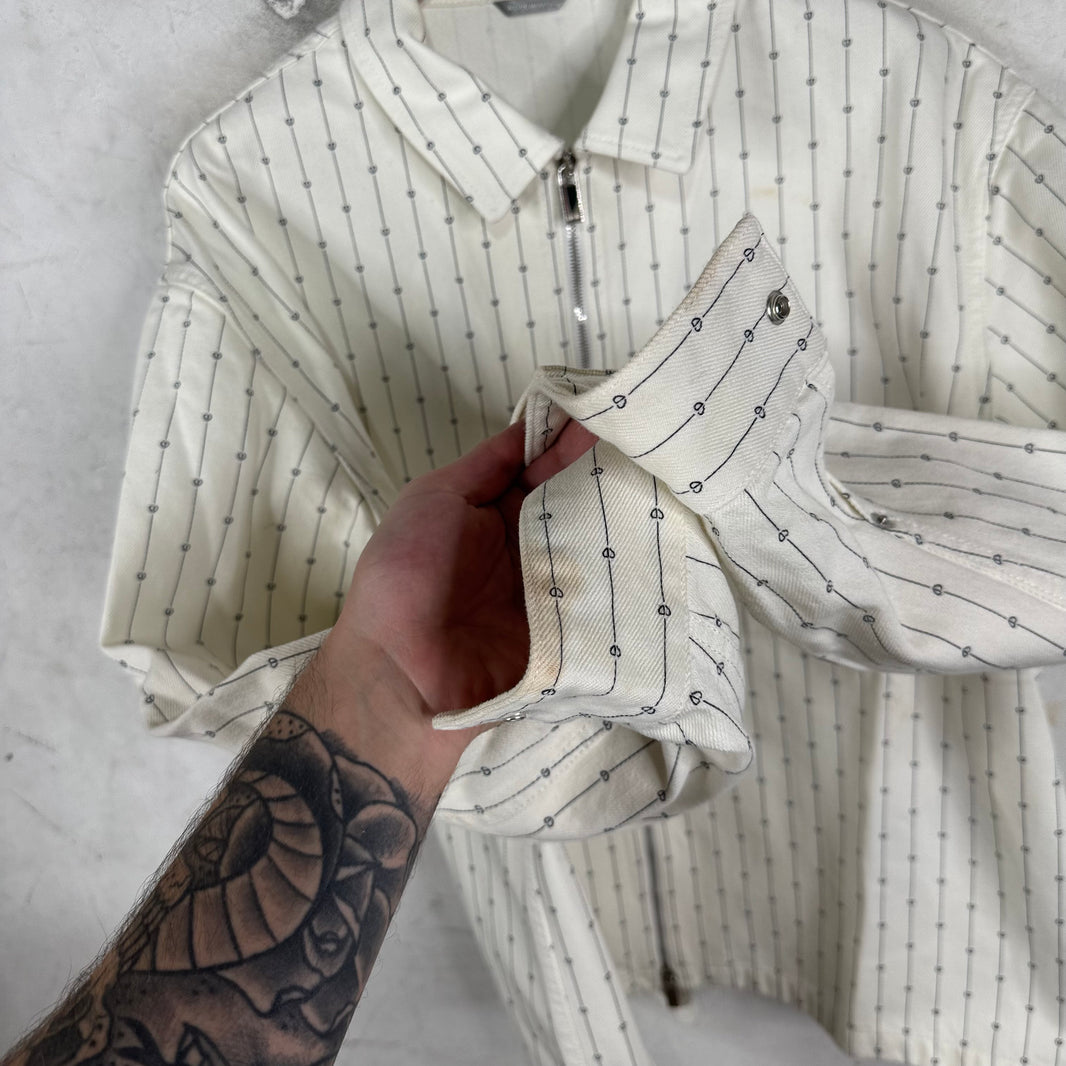 Dior Denim Heart Stitch Work Jacket