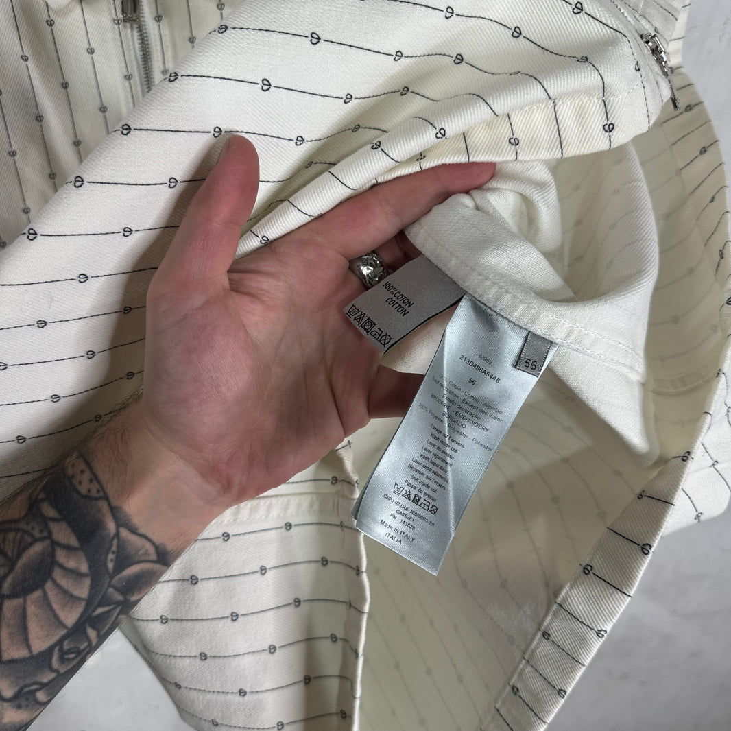 Dior Denim Heart Stitch Work Jacket