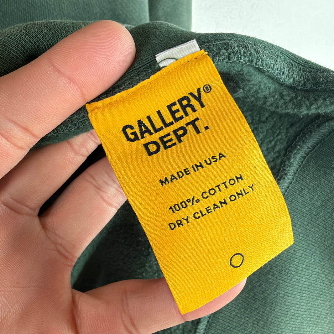 Gallery Dept Green Paint Hoodie