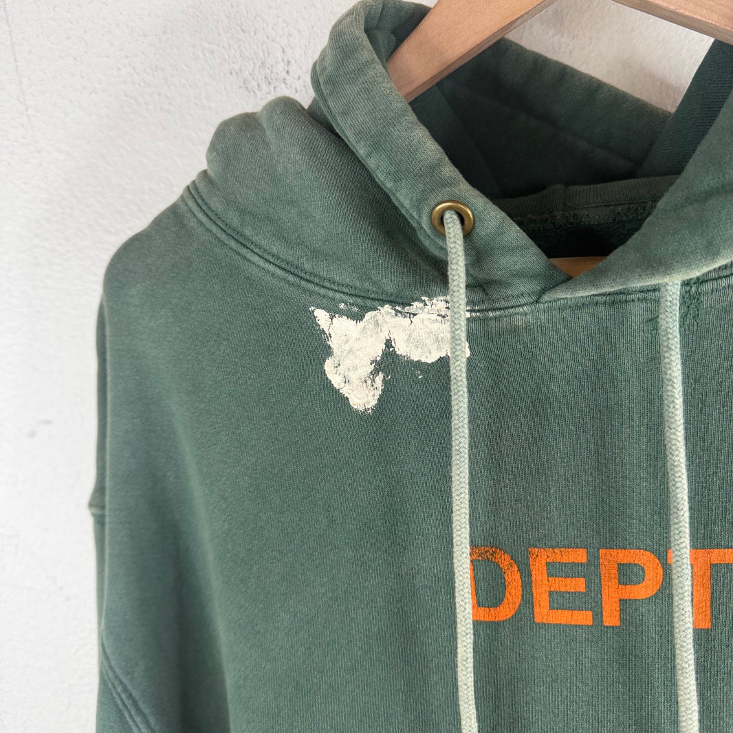 Gallery Dept Green Paint Hoodie