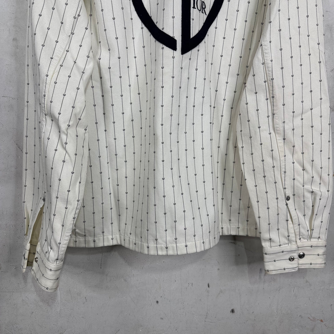Dior Denim Heart Stitch Work Jacket