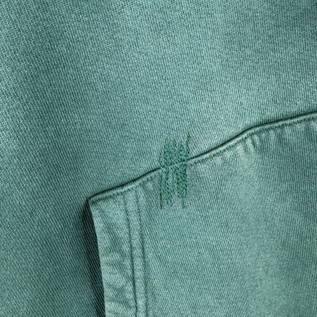 Gallery Dept Green Paint Hoodie
