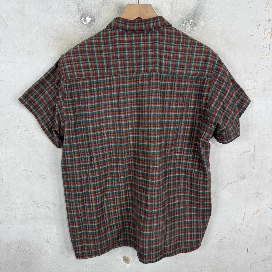 Bode Plaid Wool S/S Shirt
