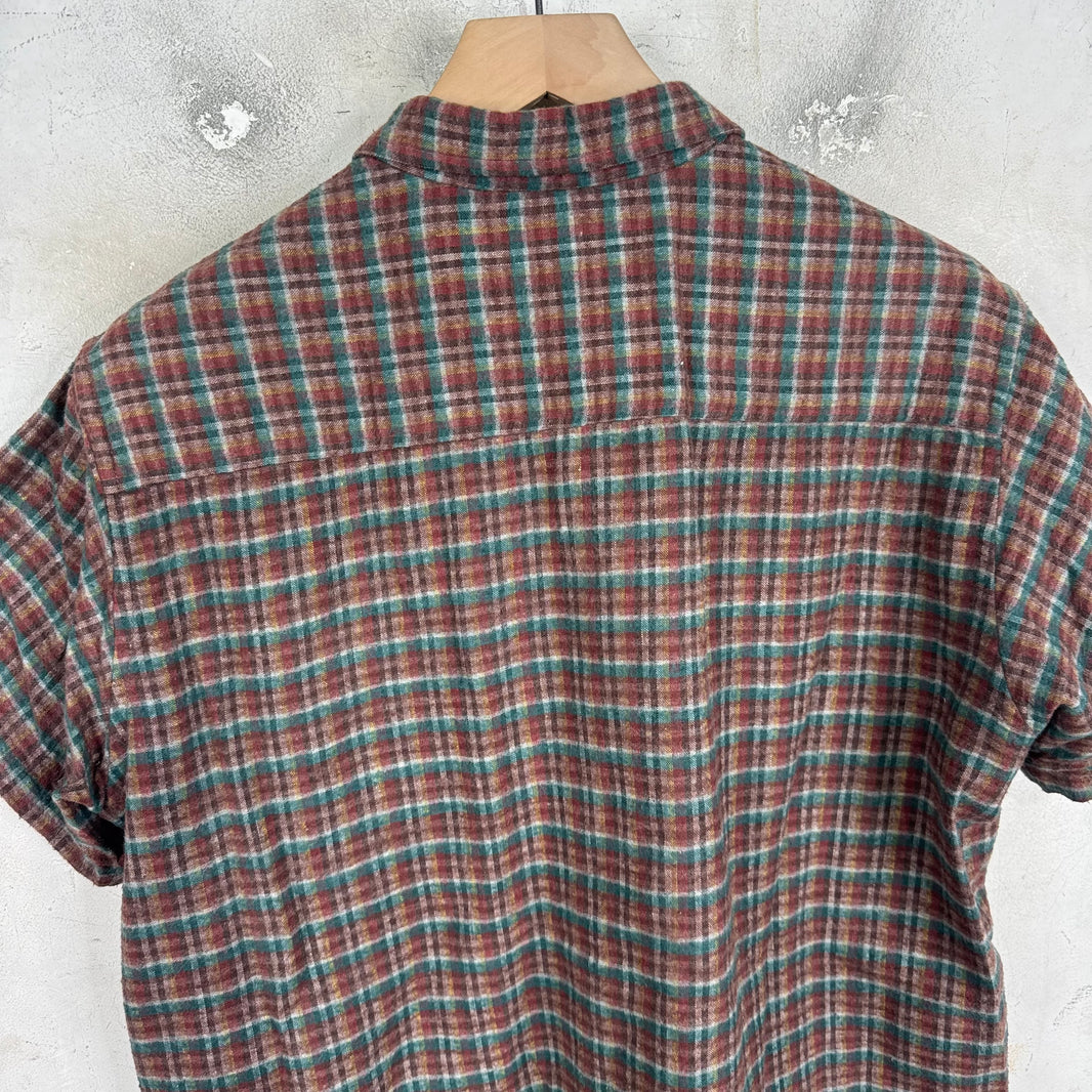 Bode Plaid Wool S/S Shirt