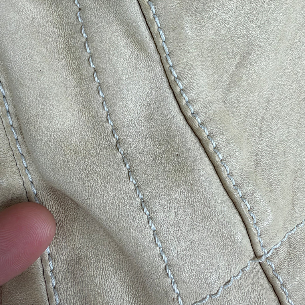 Roberto Cavalli Leather Reconstructed Leather Jacket