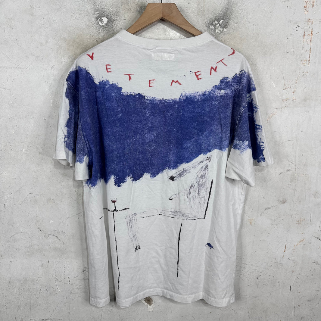 Vetements Elephant Sketch T-Shirt