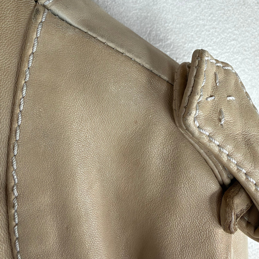 Roberto Cavalli Leather Reconstructed Leather Jacket