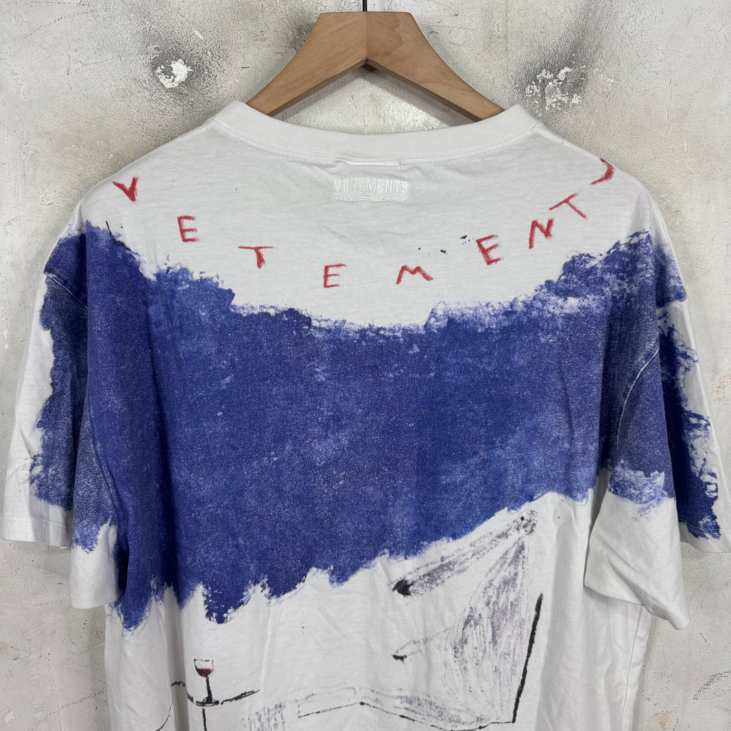 Vetements Elephant Sketch T-Shirt
