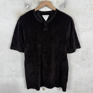 Bottega Veneta Brown Terry SS Henley