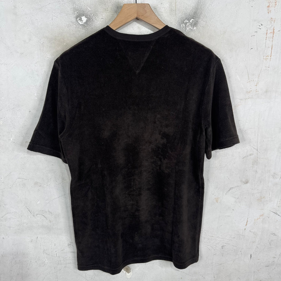 Bottega Veneta Brown Terry SS Henley