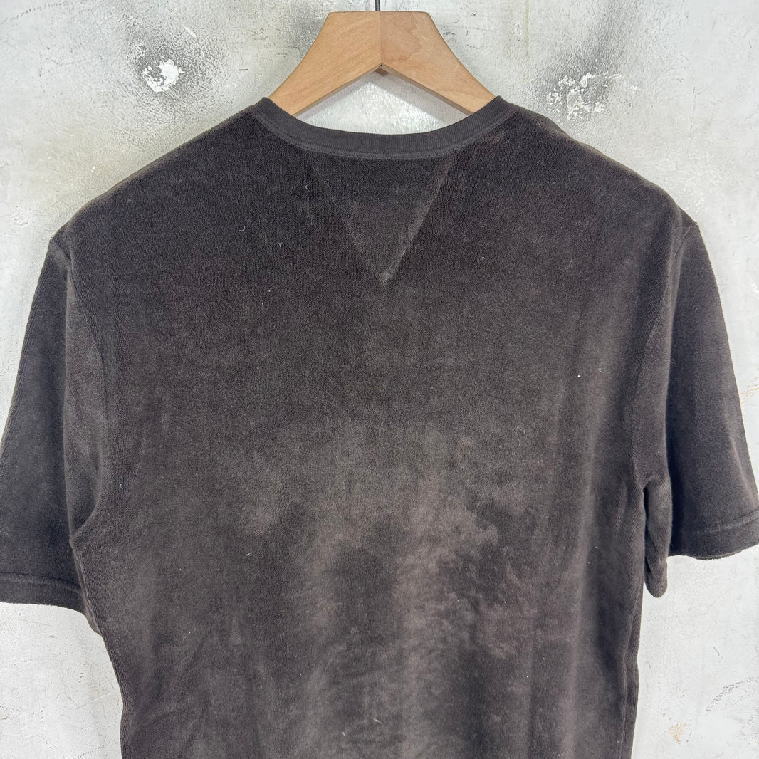 Bottega Veneta Brown Terry SS Henley
