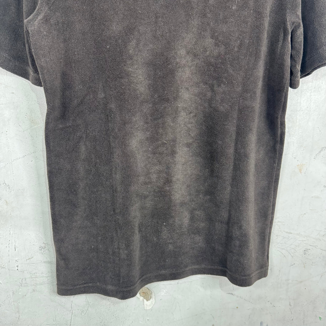 Bottega Veneta Brown Terry SS Henley