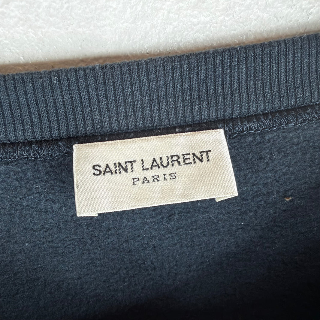 Saint Laurent Back Logo Crewneck