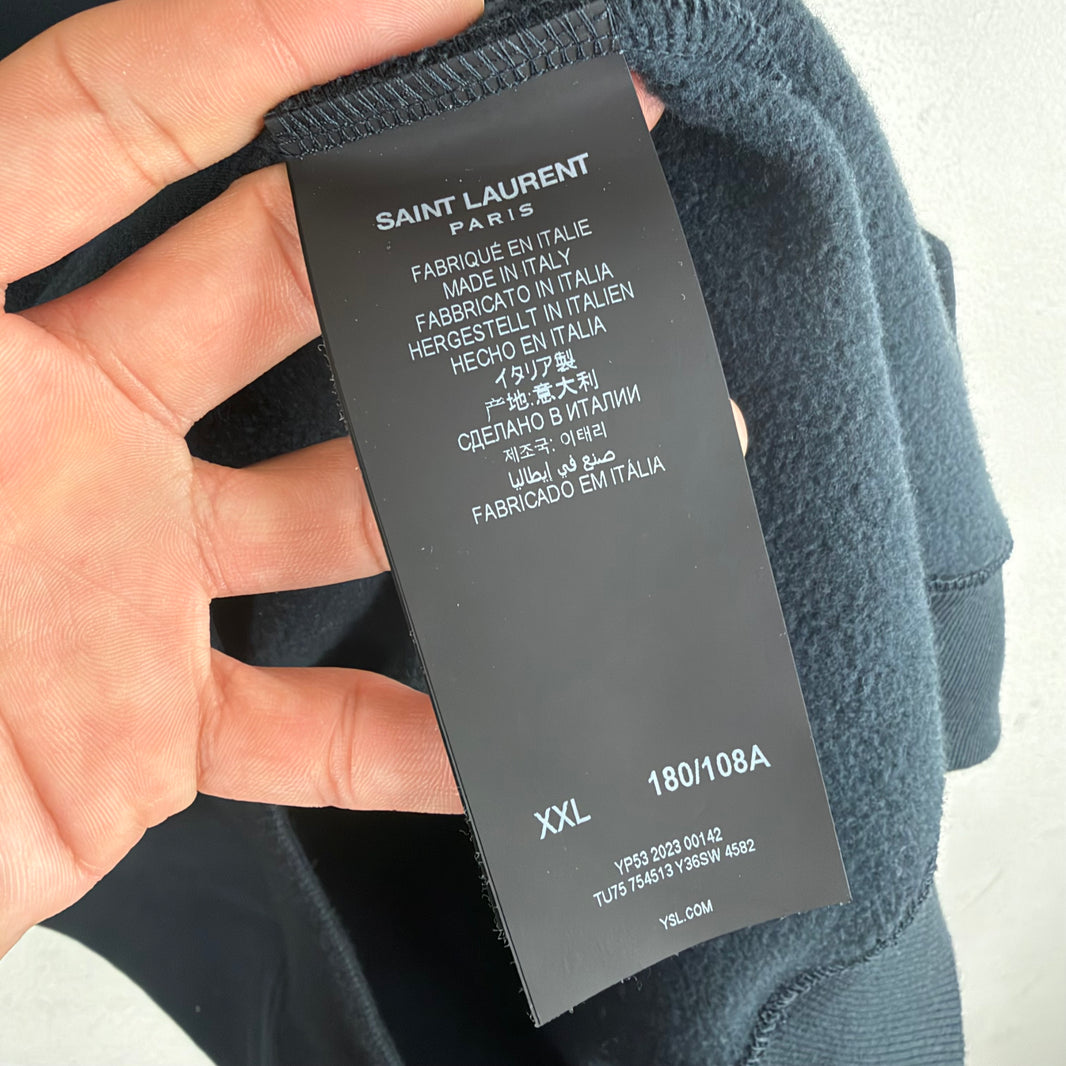 Saint Laurent Back Logo Crewneck