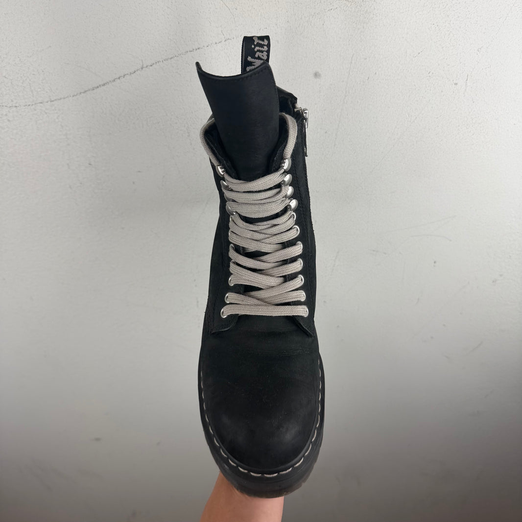 Rick Owens Dr. Martens Steel Toe Quad Boots