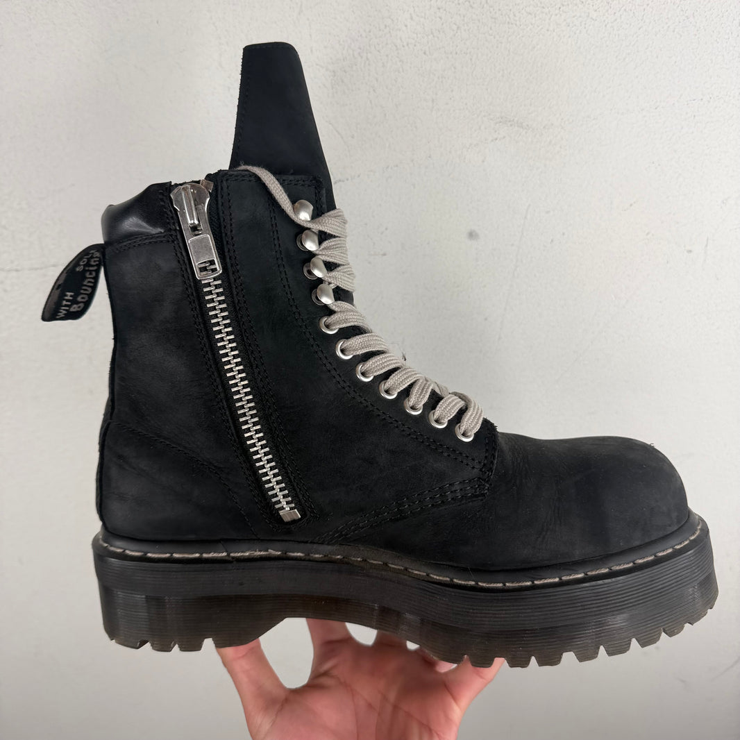 Rick Owens Dr. Martens Steel Toe Quad Boots