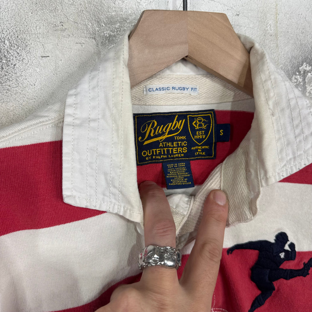 Ralph Lauren Rugby Red Striped 10 Rugby