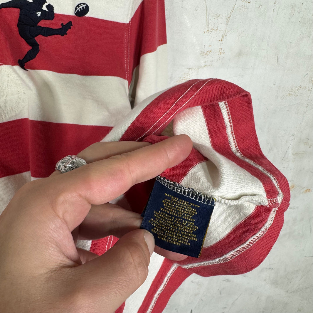 Ralph Lauren Rugby Red Striped 10 Rugby
