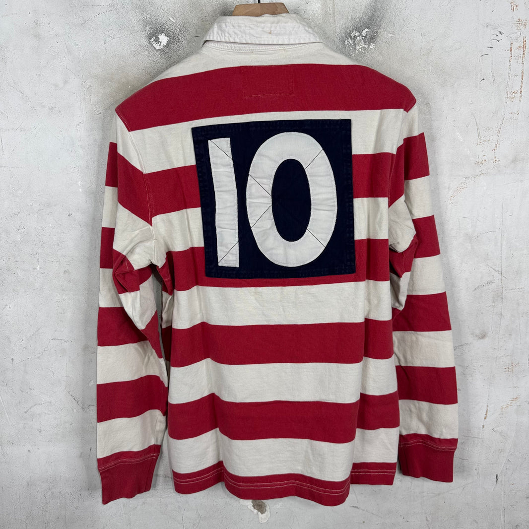 Ralph Lauren Rugby Red Striped 10 Rugby