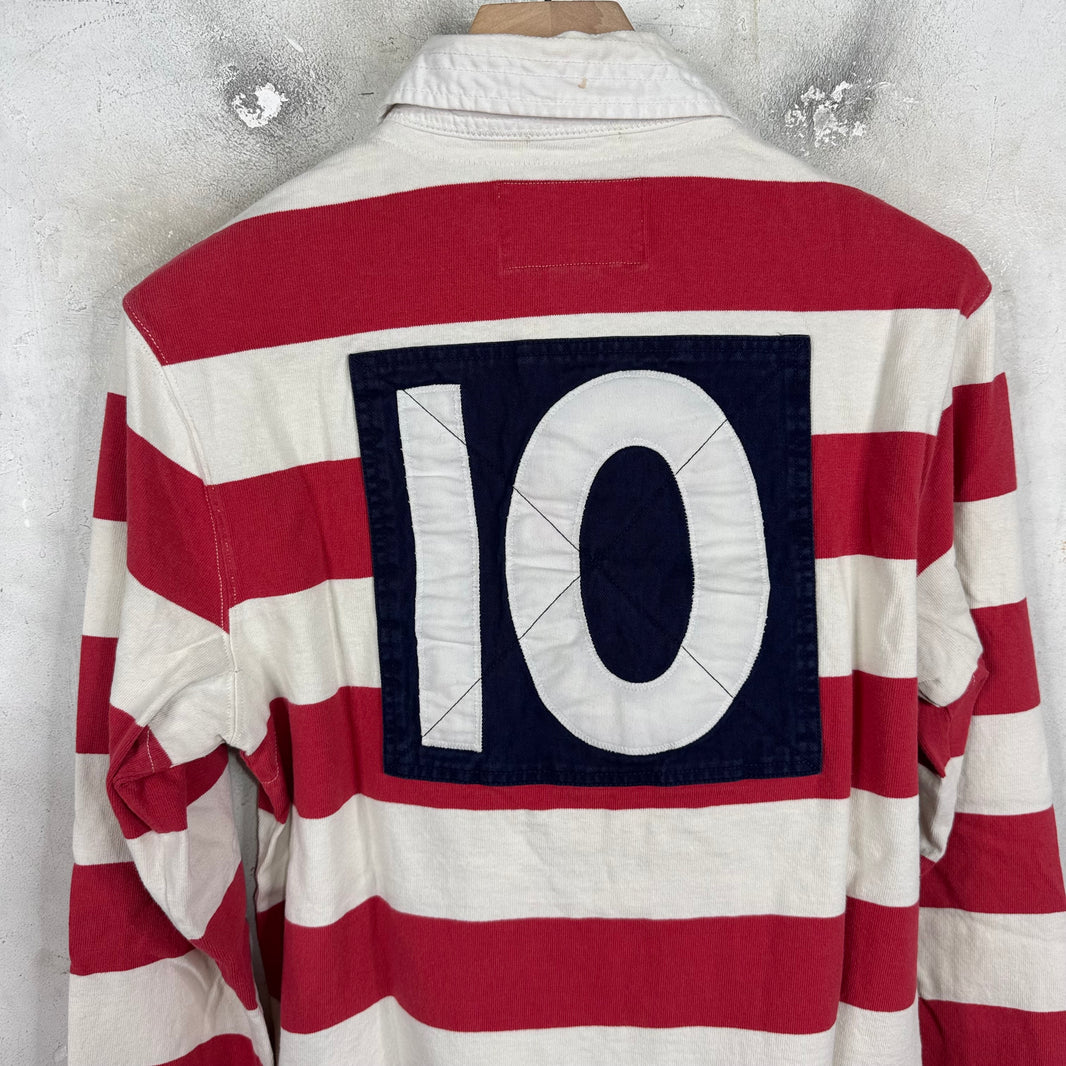 Ralph Lauren Rugby Red Striped 10 Rugby