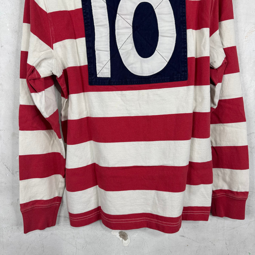 Ralph Lauren Rugby Red Striped 10 Rugby