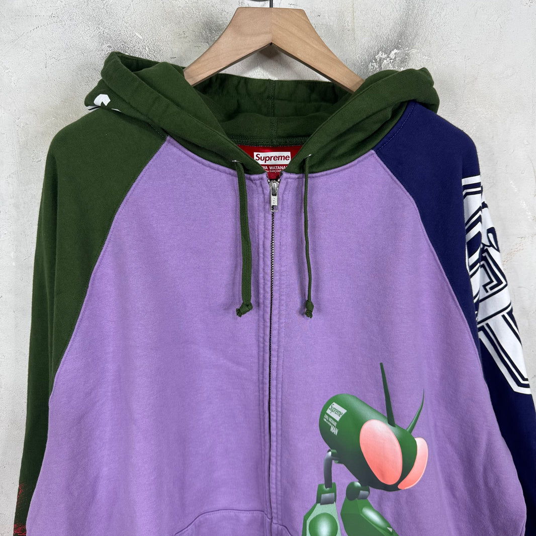 Supreme x Junya Bug Paneled Zip Hoodie