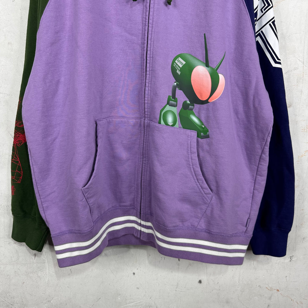 Supreme x Junya Bug Paneled Zip Hoodie