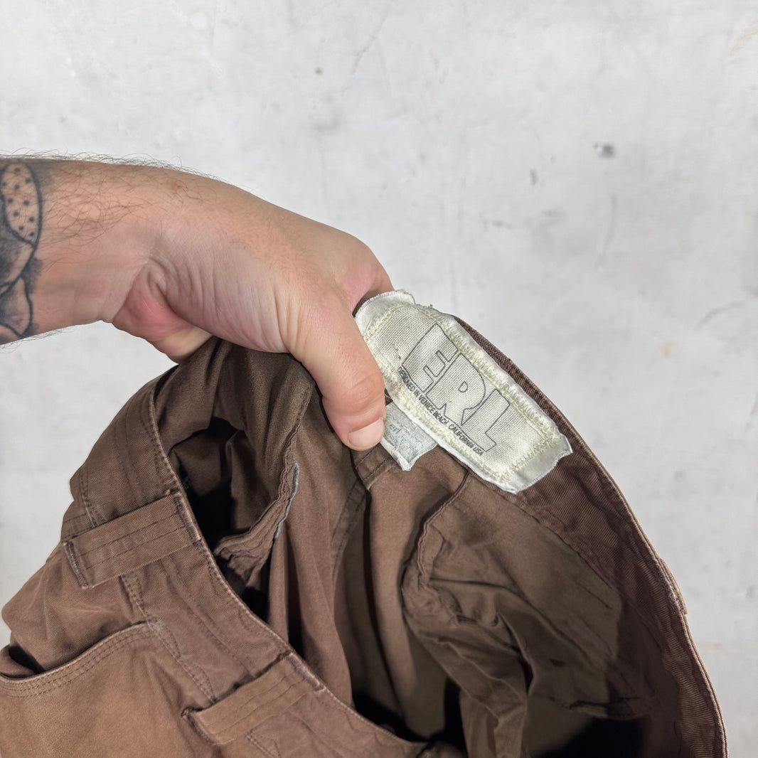 ERL Brown Loose Convertible Cargos