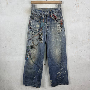 Acne Studios Trompe Chain Womens Jeans